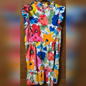 Beeson River Floral Ruffle Dress